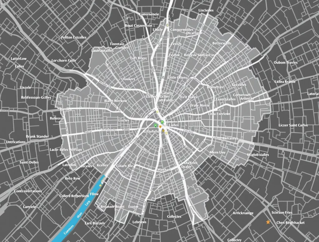 Zone d'intervention vitrier Bruxelles - 19 communes couvertes