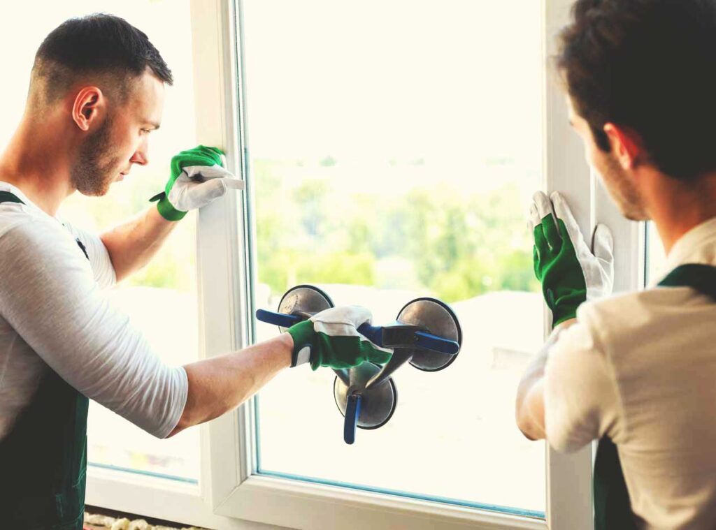 Maintenance de double vitrage par un vitrier professionnel